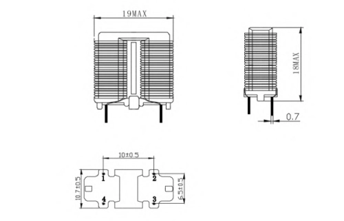 SUQ15V Series Flat Common Mode SMD Inductors